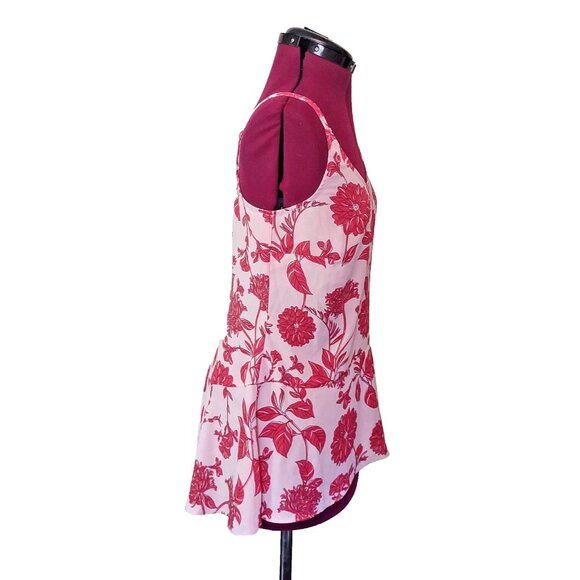CAbi Adore Cami Tank Top #5533 Womens Size XS Floral Adjustable Straps Peplum - Picture 4 of 7